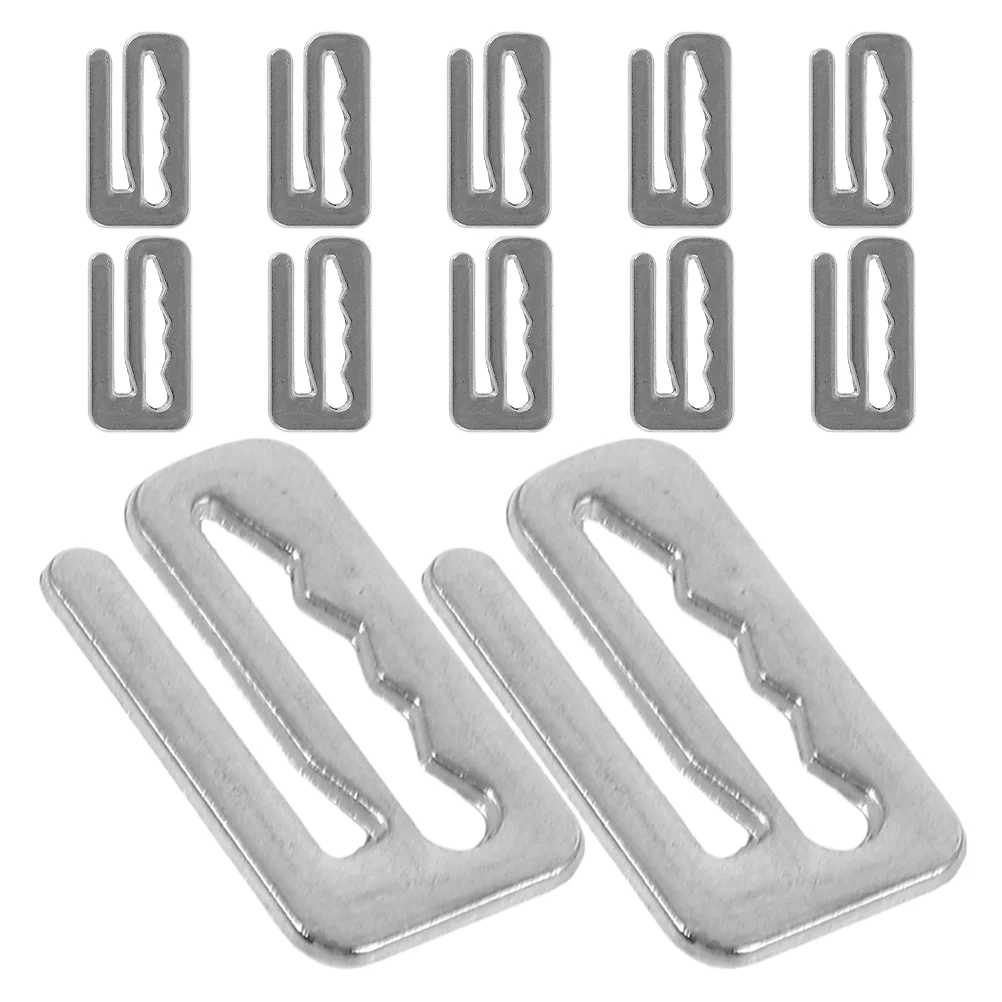 12 Pcs Hair Clip Barber Cape Strap Hook Metal Buckles Adjusters Adjustable Accessories 3