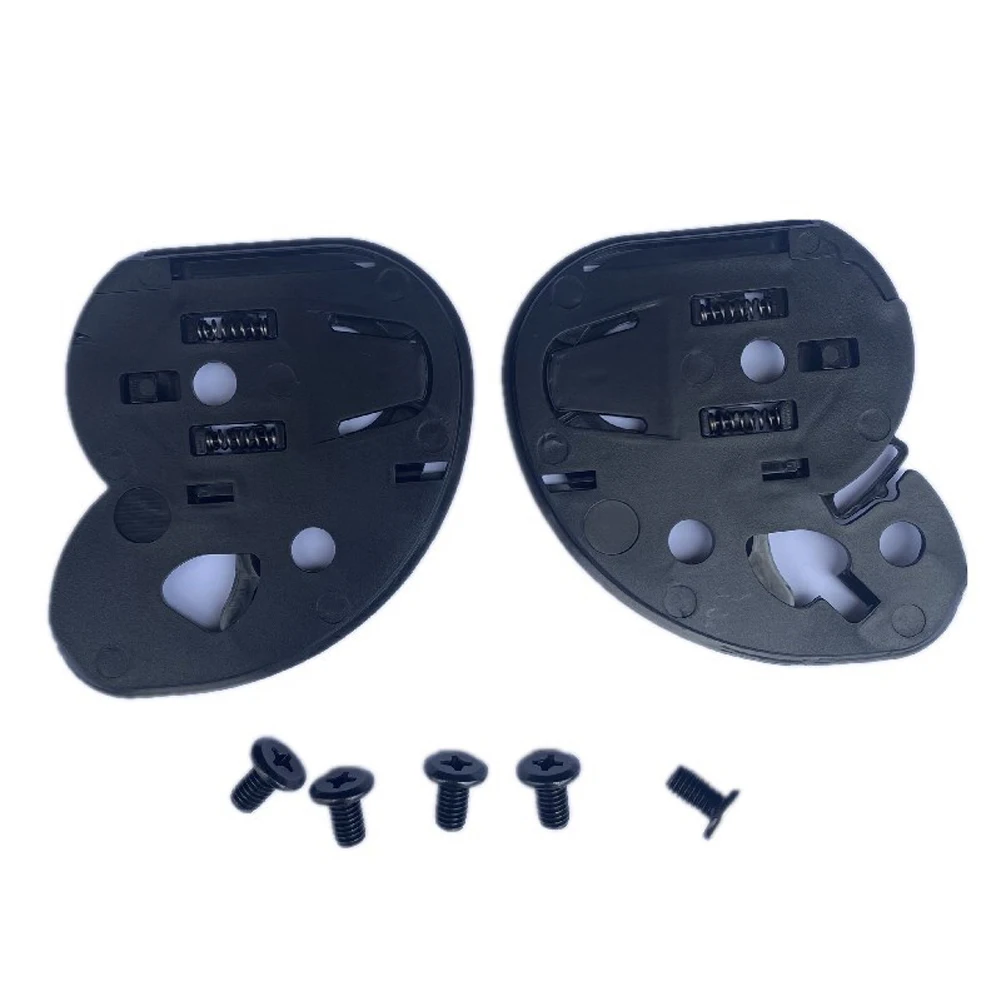 1 Paio Di Piastre Dentate Hjc Supporti Per Casco Moto Scudo Di Base Compatibile Per Cl-15 Cl-16 Cl-17 Tr-1 Cs-R1 Cs-R3 Cs-15