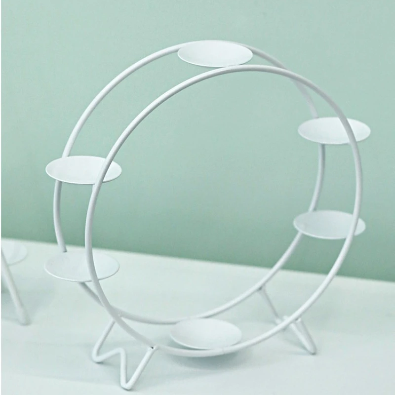 Wrought Iron Multi Layer Cake Display Stand for Birthday Parties