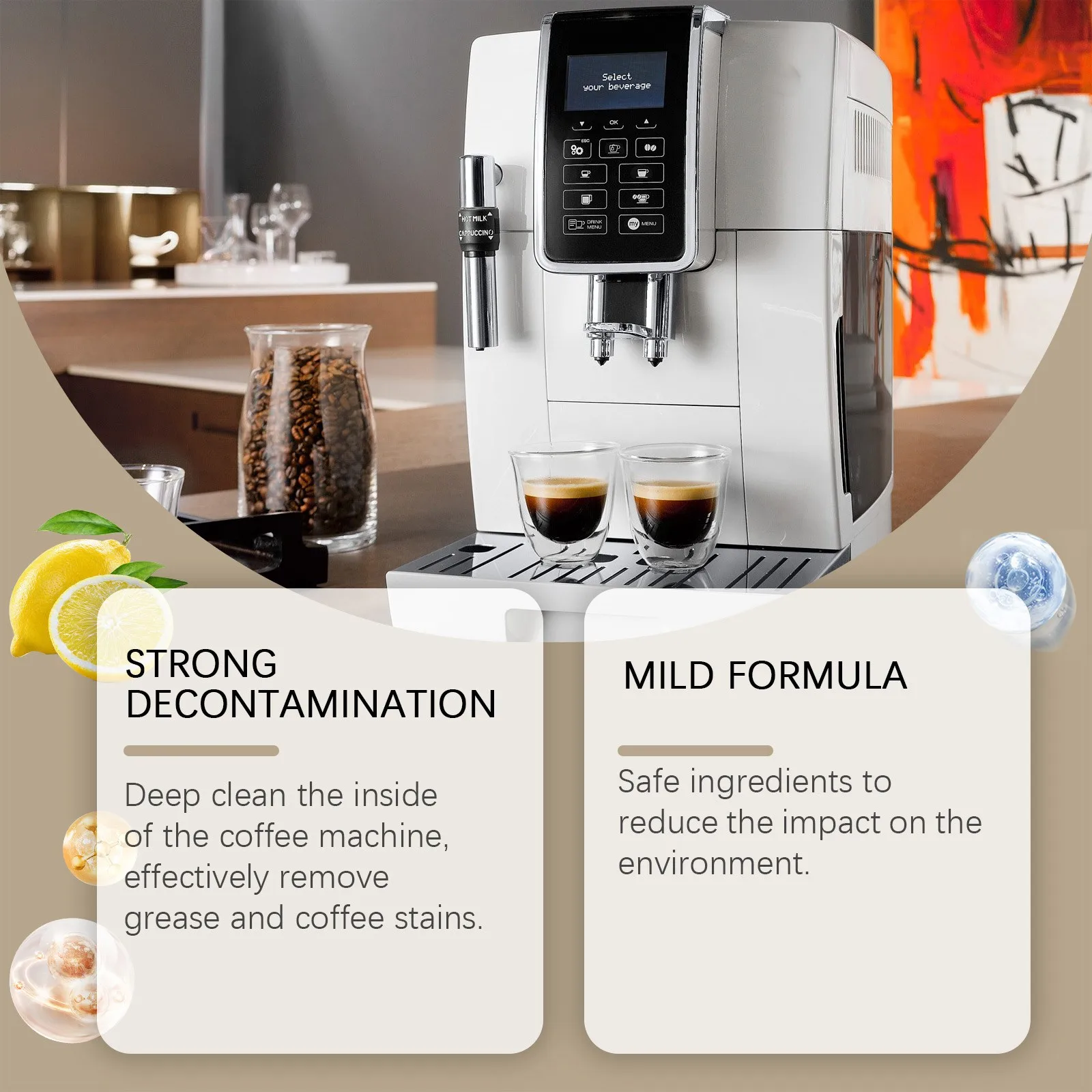 Coffee Machine Descaling Solution Agent Cleaning Agent Kitchen Supplies Universal Coffee Machine Cleaner Coffee Cleaning Tool Coffee Cleaning Brush Coffee Cleaning Towels Coffee Cleaning Blower