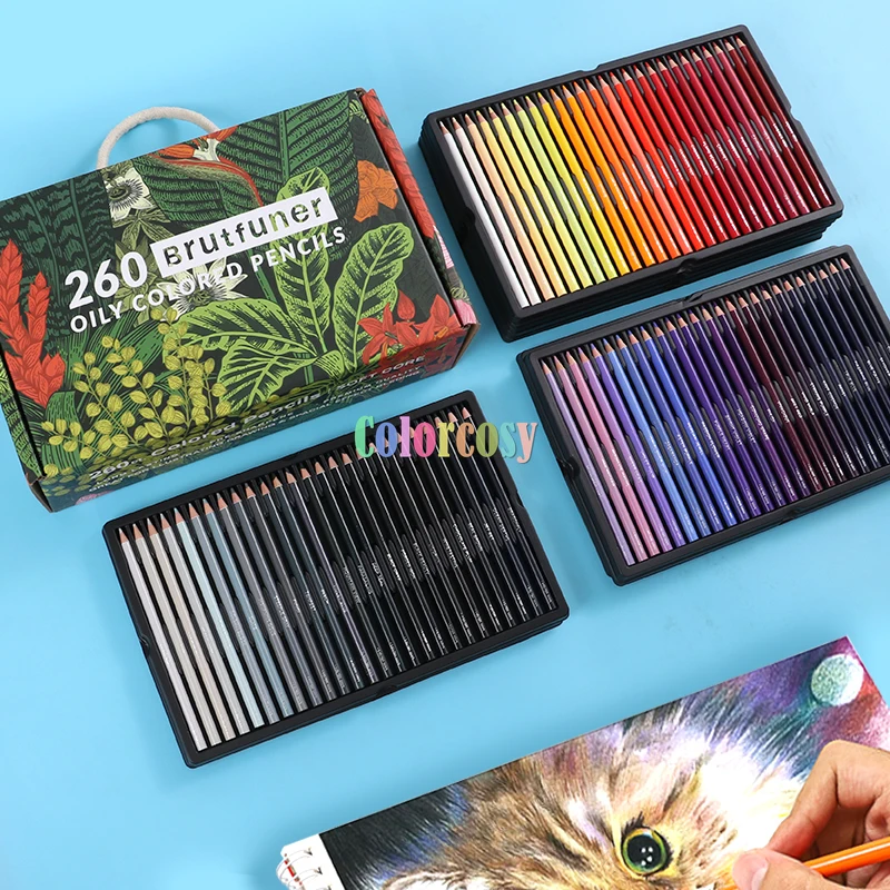 Brutfuner 520 Colors Colored Pencils Professional Drawing Color Pencil Set  Gift Box for Artist Coloring Sketch Art Supplies - AliExpress