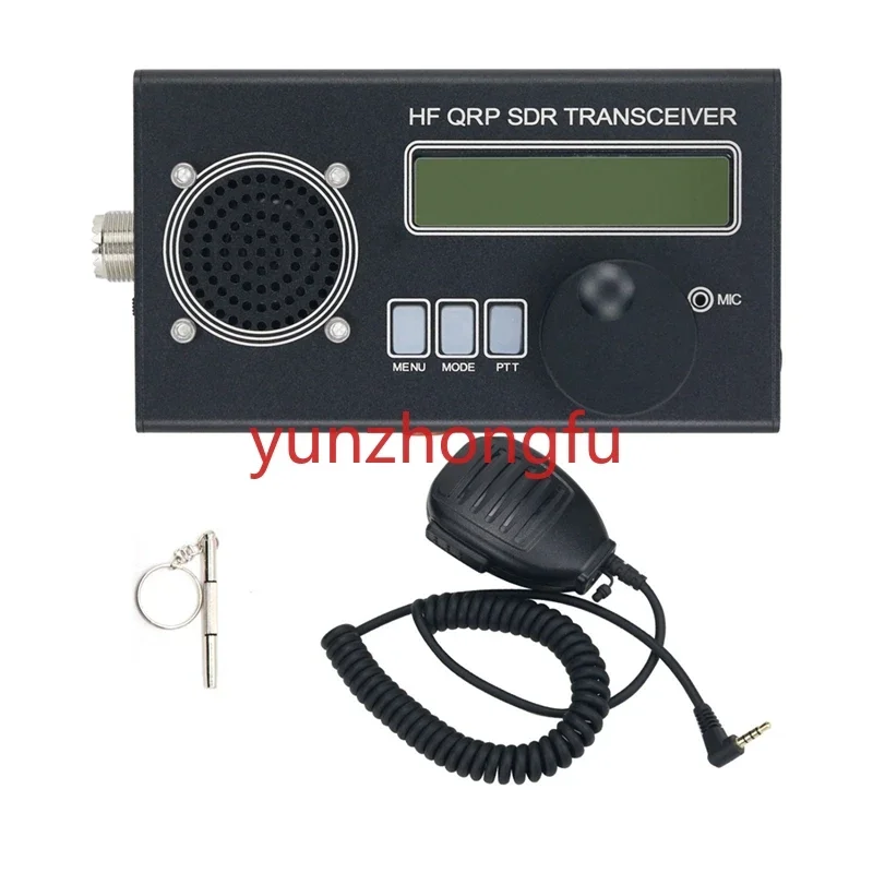 

5-10 Вт USDX USDR HF QRP трансивер SSB/CW 8-полосный DSP + микрофон + аккумулятор + черный корпус