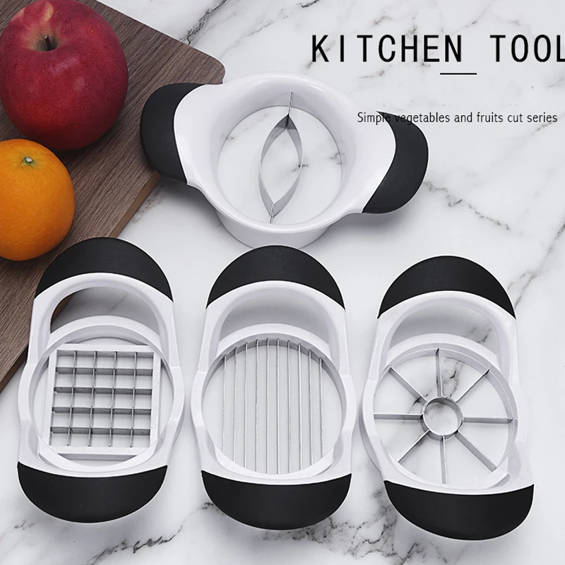 Kitchen Home Stainless Steel Apple Cutter Slicer Fruit Divider Corer Knife For Tomatoes Mango Potatoes Cutting Tool