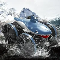 Amphibious RC Car Remote Control Stunt Car Vehicle  Flip Driving Drift 2.4G Rc Shark Cars Outdoor Toys for Boys Children's Gift 1