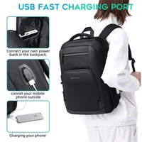 BANGE Travel Waterproof Backpack with USB Charging Port Fit 15.6 Inch Laptop Backpacks for Men and Women, Teenager School Bags - Image 6