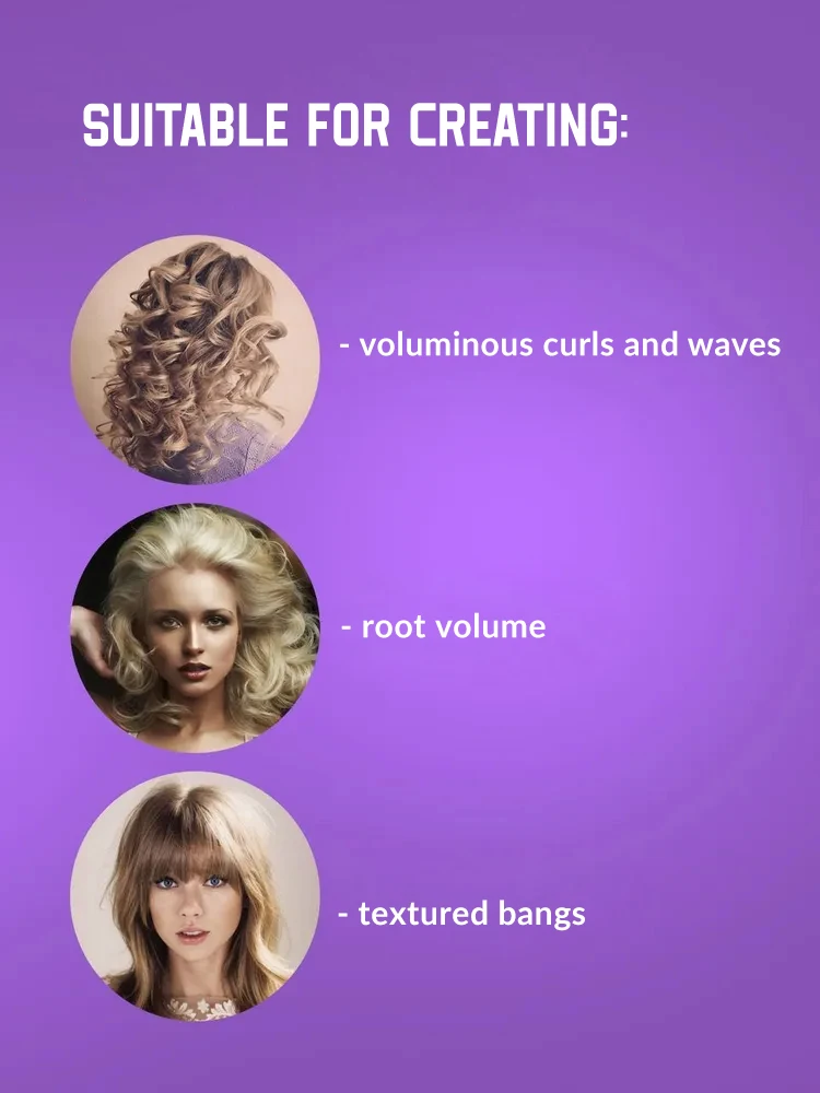 Self-Grip Hair Rollers Heatless Hair Curlers No Heat Bangs Volume Self-adhesive Hook Curlers DIY Styling Tool 1bag