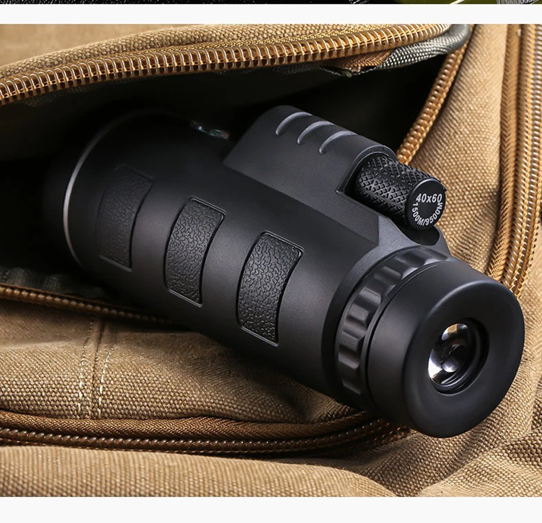 S15642fb6bf3b4d4685c580b211a07beaF 40X60 Telescope Professional Monocular Powerful Binoculars Pocket Telescope with Tripod for Travel Holiday as Gift Teleskop
