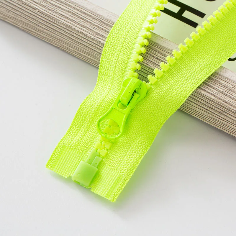 Resin Open-End Zipper for Garment Sewing and Accessories