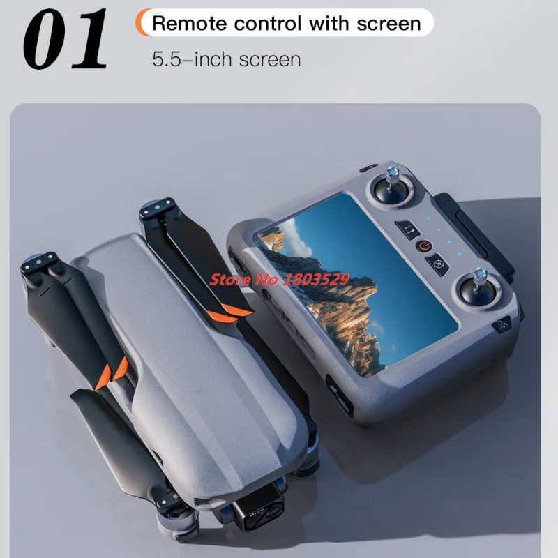 전문가용 스크린 드론 4K 듀얼 카메라, 스크린 RC 드론, 3축 짐벌, 장애물 회피, FPV 쿼드콥터, FPV 브러시리스 EIS