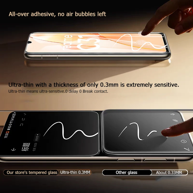 Premium Tempered Glass Screen Protector (1-4 Pack)