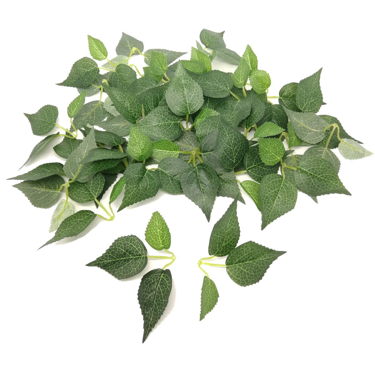 

60 шт., искусственные зеленые листья D-Seven, шелковые листья маргаритки Далии, искусственное растение для свадебного букета, гирлянда, корсажное украшение