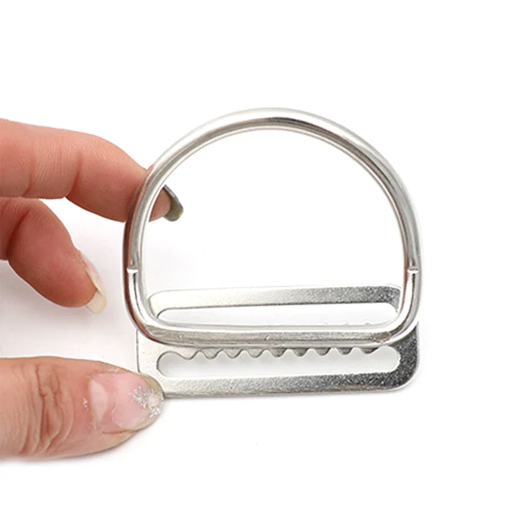 Diving Weight Belt Keeper KEEP DIVING Durable Stainless Steel Slide Buckle Strap Belt Keeper Diving Accessory Slide Buckle