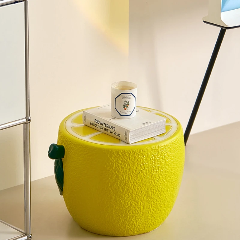 

Lemon creative low stool home home changing shoes cute children