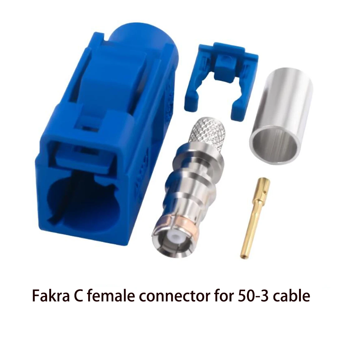 1pc Fakra A/B/C/D/E/F/G/H/I/K/L/M/Z 암 잭 커넥터 크림프 RG58 RG142 RG400 케이블 스트레이트 블루 그린 퍼플 블랙 NEW