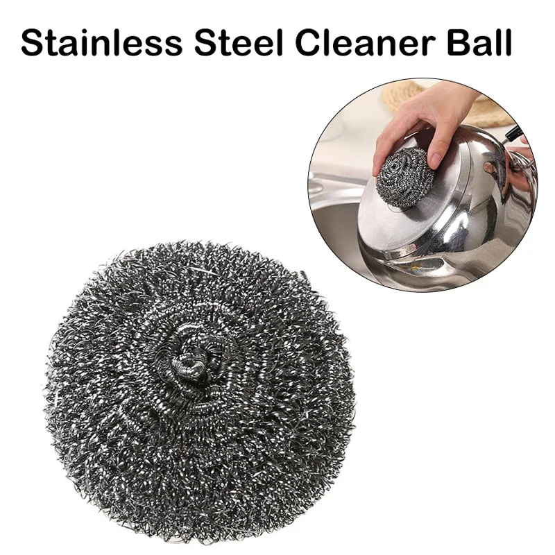 Stainless steel scrubbers