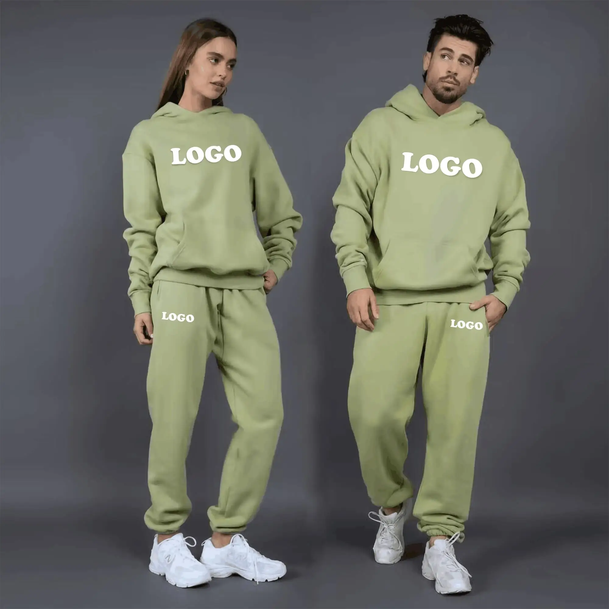 New Quality New Men's Women's Same Kapok Foam Printing Hooded Long-Sleeved Sweate | ChicGrl