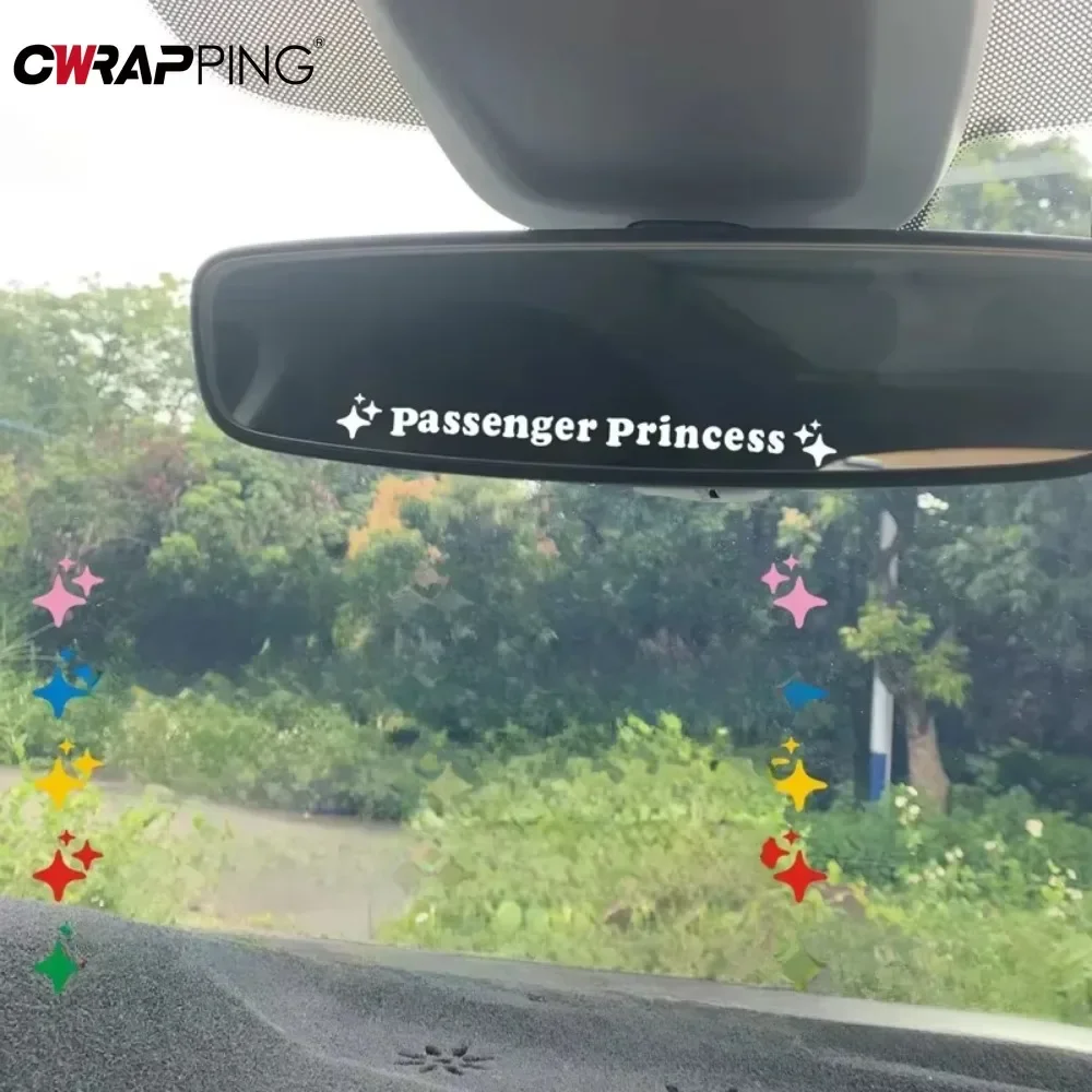 Car Stickers 2PCS for Women Car Rearview Mirror