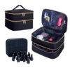 Nail polish storage bag double-layer cosmetic storage bag, suitable for manicure, essential oils, cosmetic sets daily travel use 1