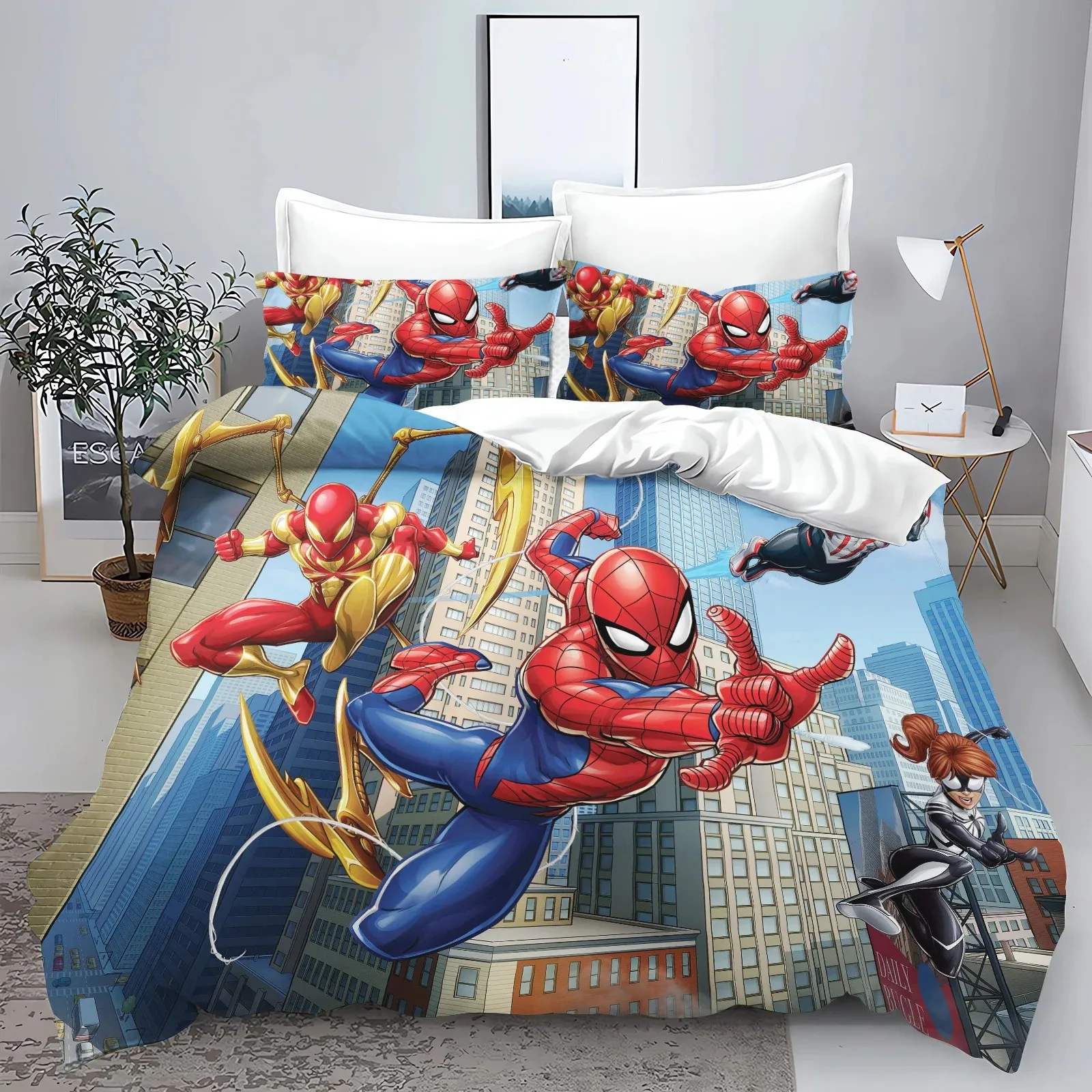 Quilt Covers Spiderman Bedding Set Full Spider Man Marvel 100