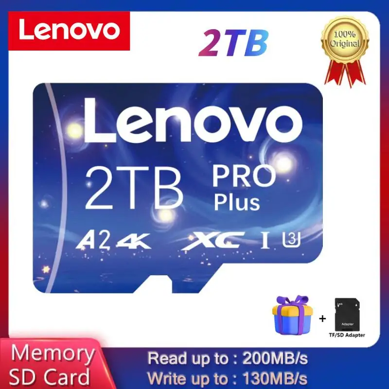Scheda Di Memoria Ad Alta Velocità Lenovo 2Tb 128Gb Classe 10 V60 1Tb Sd Card 512Gb Micro Tf Sd Card 256Gb Tf Card 1Tb Per Nintendo Switch