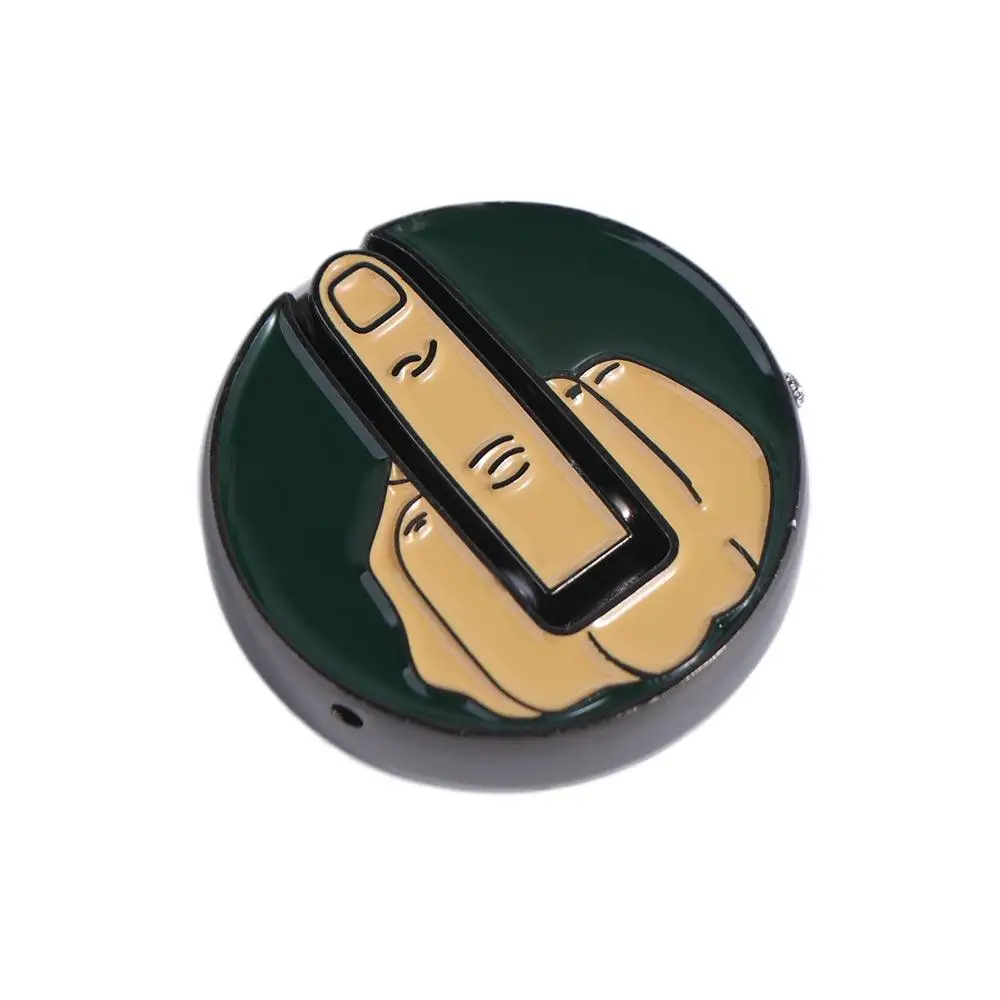 Funny Golf Balls Middle Finger Golf Ball Marker Middle Finger Green Funny Ball Markers Marker Cap