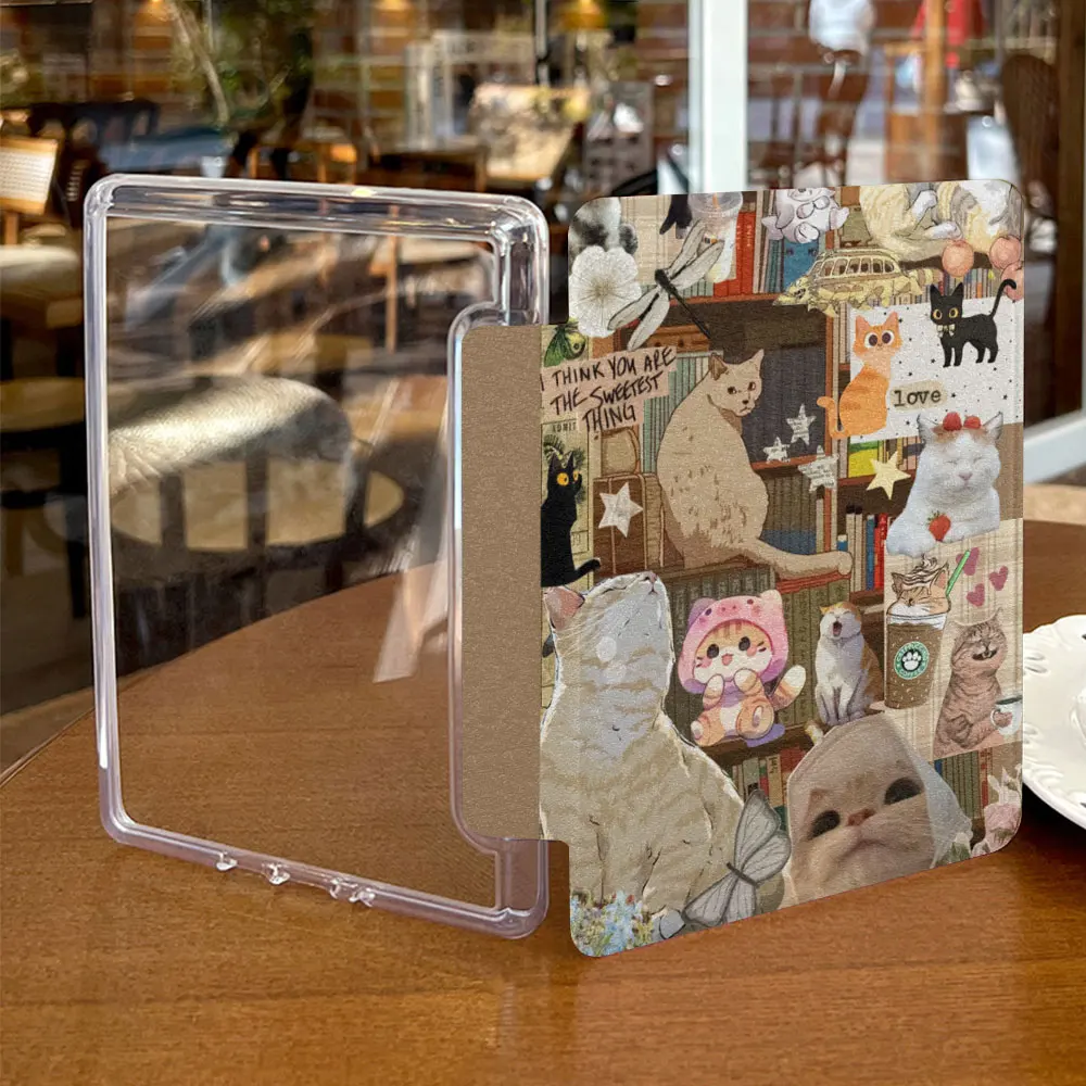 Acrylic Back Shell Kindle Case with Hand Strap