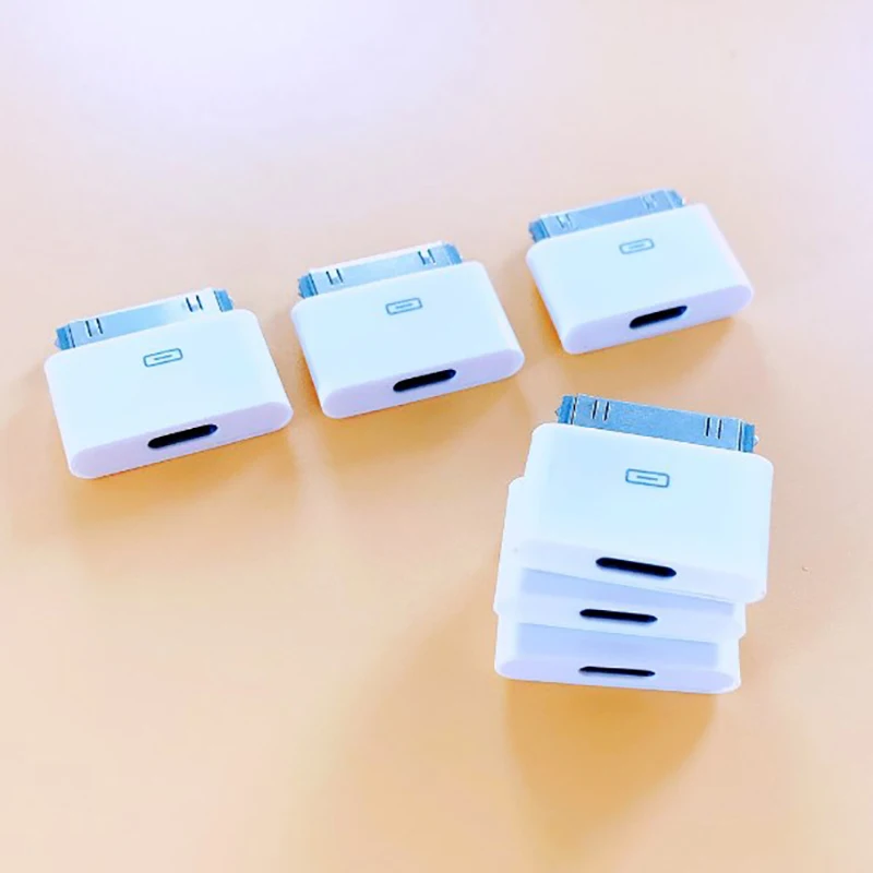 30Pin Adapter 8Pin Male To 30 Pin Female Charging Sync Converter For IPhone 4 4S IPad 2 3 IPod Touch Charger Cable