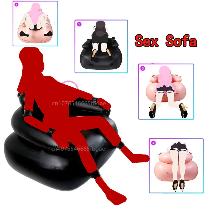 Inflatable Sex Sofa Sexules Position Assistance Chair BDSM Bondage Gear Female Masturbator Sex Furniture Erotic Toys For Couples