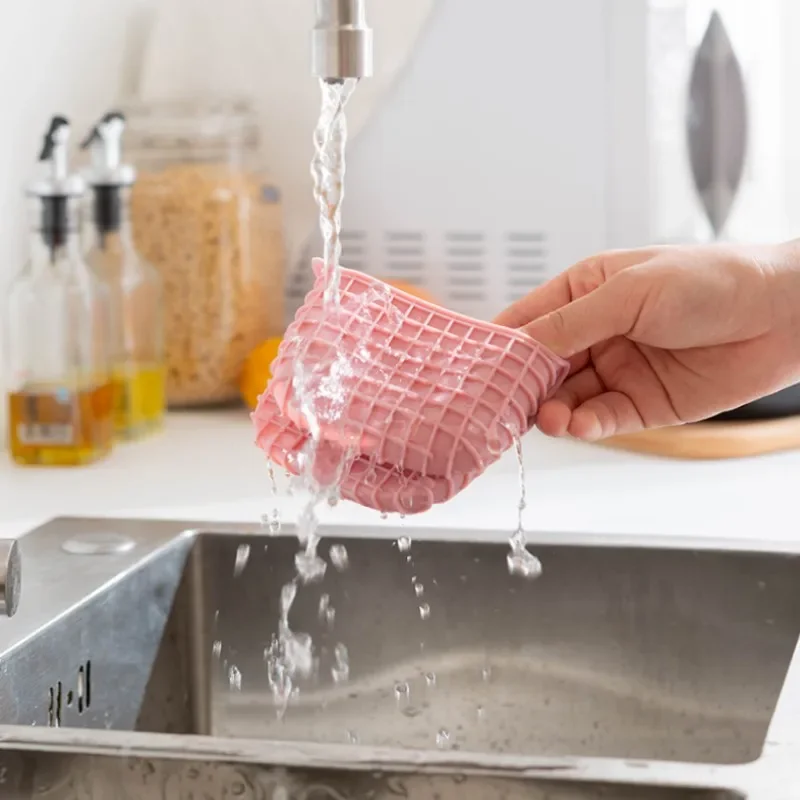 Thicken Silicone Baking Oven Mitts Microwave Oven Glove Insulation Non Stick Anti-slip Grips Bowl Pot Clips Kitchen Gadgets