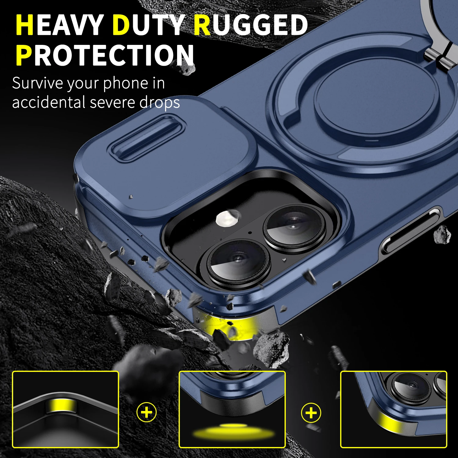 Enhanced Drop Proof Military Grade Protection Case
