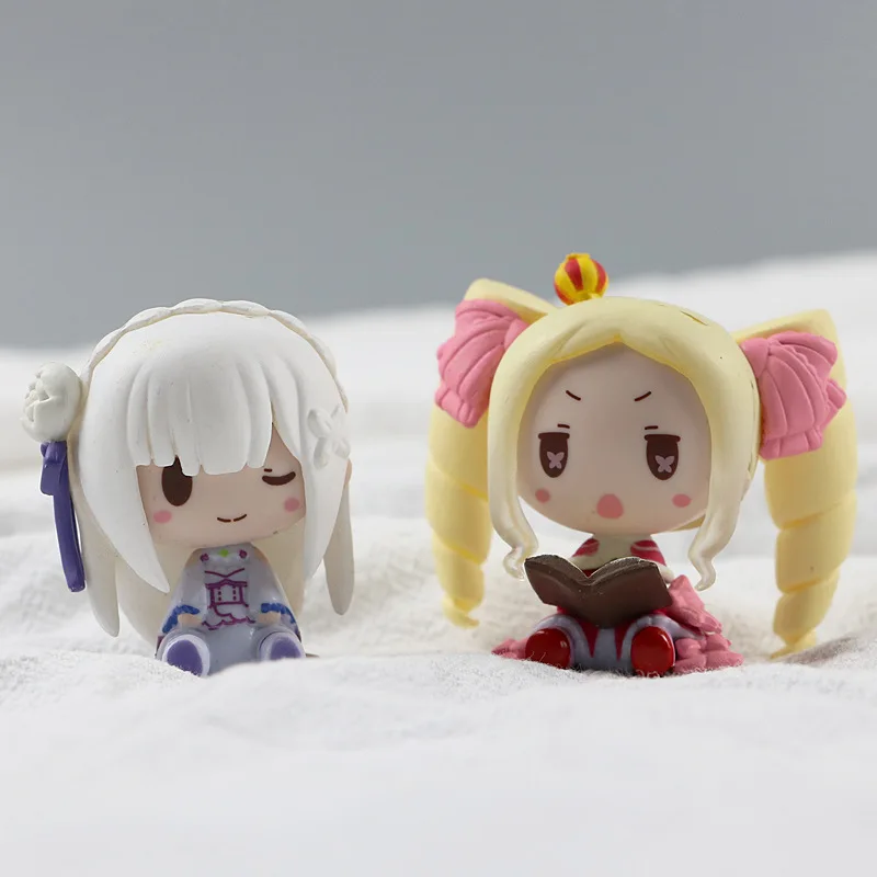 7 шт./набор, фигурки аниме «Рем Рам», 5 см | AliExpress