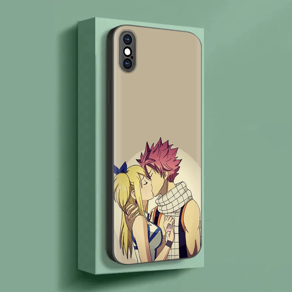 thumbnail image 1 of Funda protectora negra para Xiaomi Poco M6 F5 F6 Pro C65 C55 C50 C51 5G Lucy Natsu Fairy Tail, 1 of 5