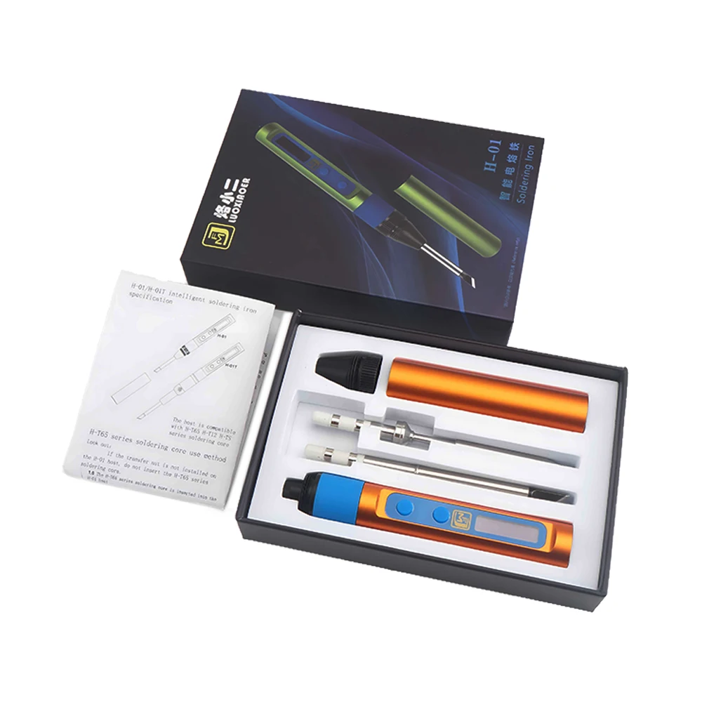 H-01 Soldering Iron 65W Adjustable Temperature PD3.0 Portable Compatible TS and