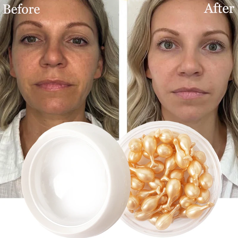 Hyaluronic Acid Capsules Facial Serum Anti Wrinkle Essence Cream