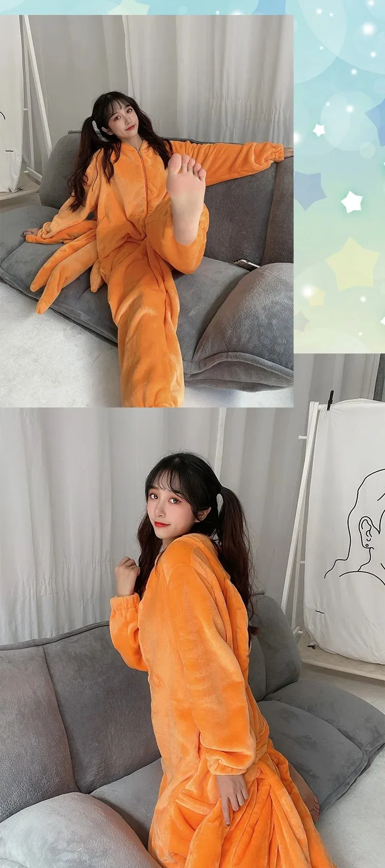Uzumaki Kurama Kyuubi Fox Cosplay Costume Kigurumi Adult Unisex Anime Pajamas Flannel Jumpsuit Sleepwear Onesies Prop cosplay costumes kigurumi pajamas