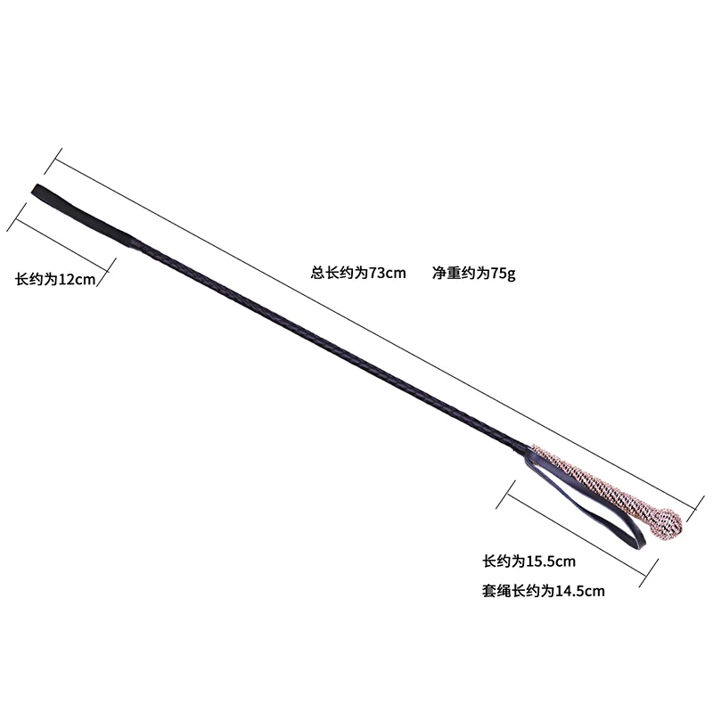 Crystal Handle Riding Crop PU Leather Whip Premium Quality Leather Crops Equestrianism Horse Whips 3