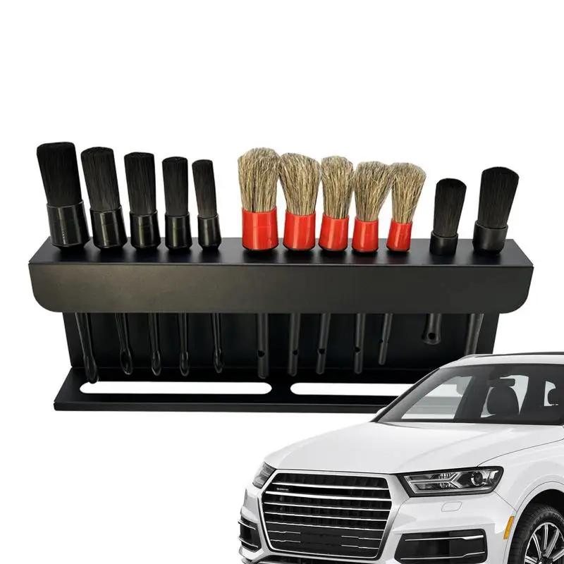 

Detail Brush Stand Vehicles Cleaning Spray Bottles Stand Automotives Accessories Organization Rack For Car Wash Shop Living Room