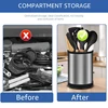 1PC rotatable stainless steel silica gel storage barrel kitchen storage rack spatula spoon tableware kitchenware storage 4