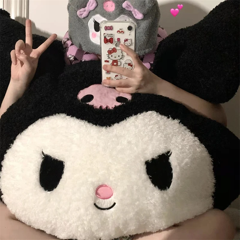 Plush Toys 40*50cm Kawaii Sanrio Plush Pillow Kuromi My Melody Cartoon Anime Doll for Kids