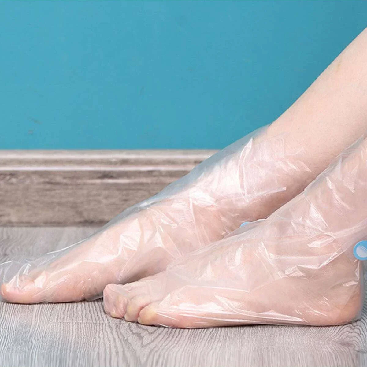 100pcs Child Disposable Foot PE Plastic Film