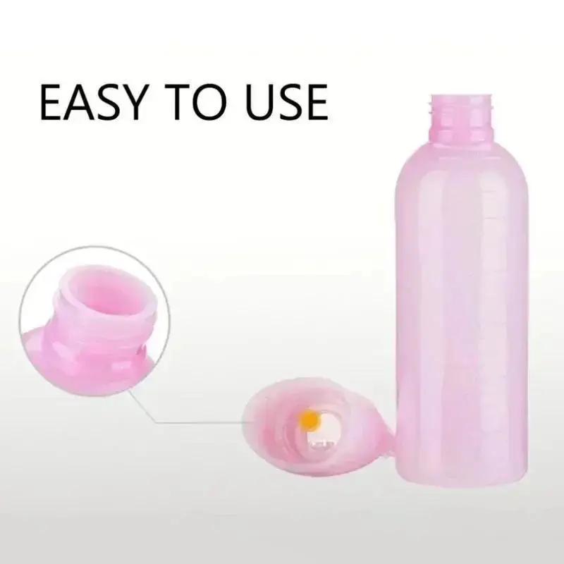 120ML Hair Care Bottle Comes With Brush Teeth And Precise Measurement Scales Which Are Professional Hairs Dyeing As Cares Tools