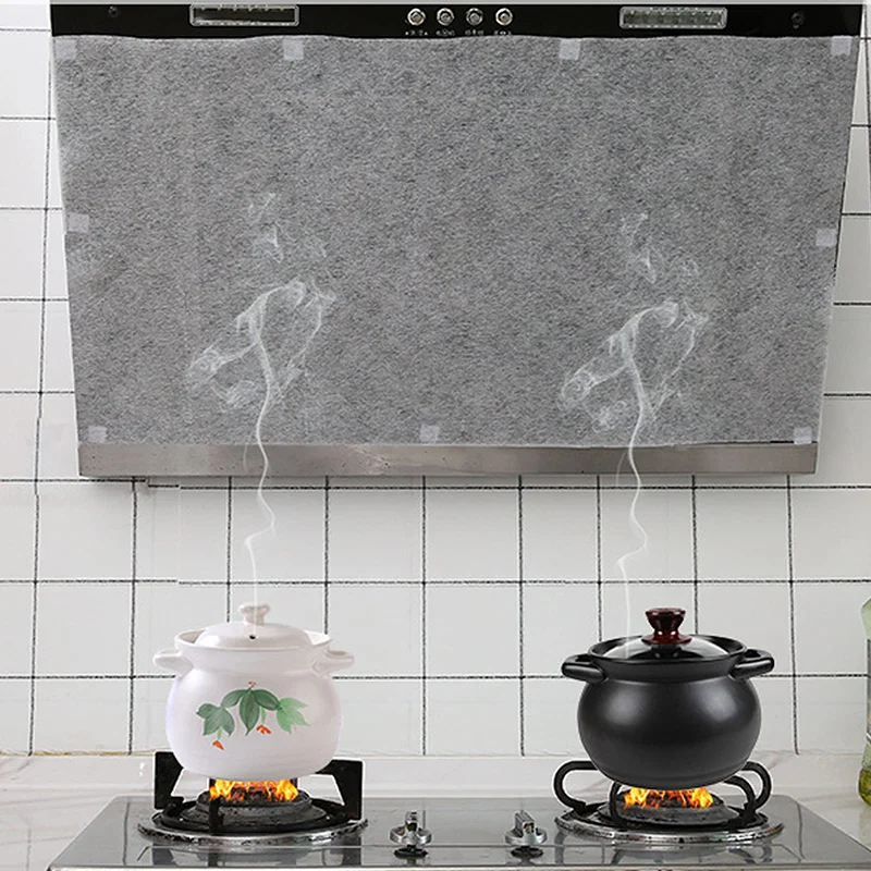 10m*46cm Kitchen Oil-Absorbing Paper Nonwoven Kitchen Supplies Filter Moisture-proof Transparent Oil Sticker Tools