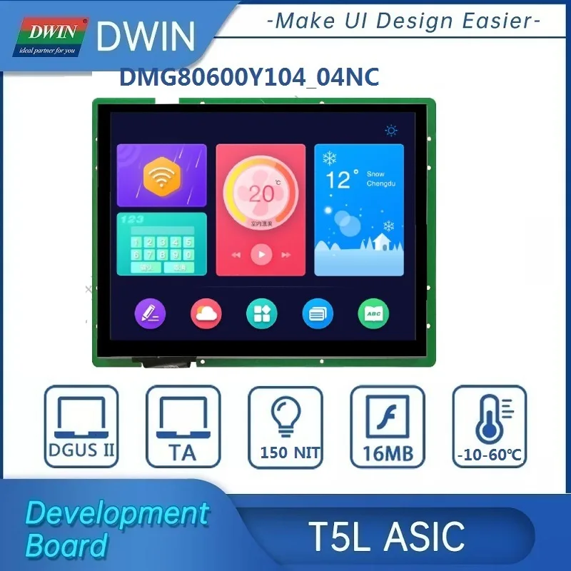 DWIN 10.4 Inch IPS Screen,LCD Display 800xRGBx600 ,Monitor, Touch Panel