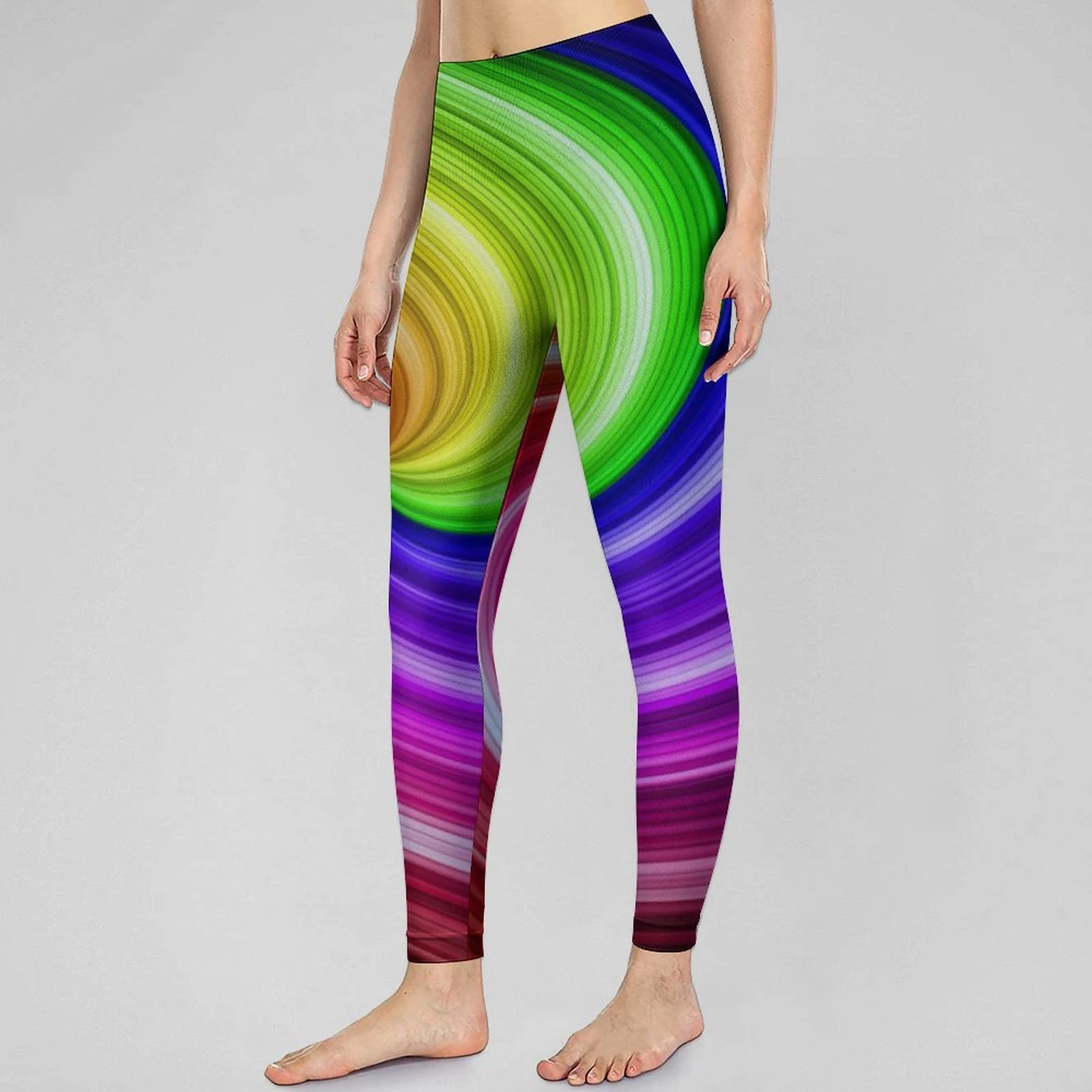 Rainbow Tie Dye Yoga Pants
