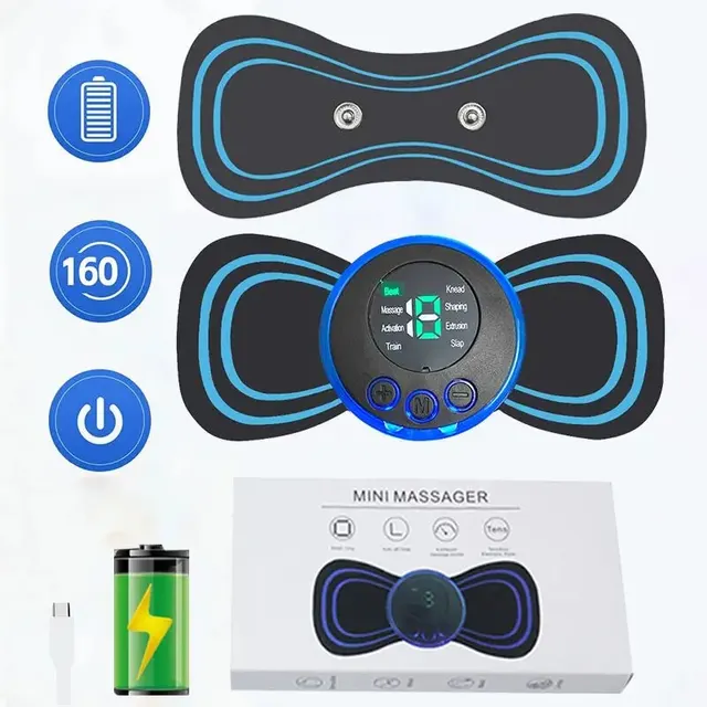 Intelligent Mini Electric Neck Massager Charging Portable Shoulder and Neck Neck Massage Patch with Multiple Adjustable Levels 5