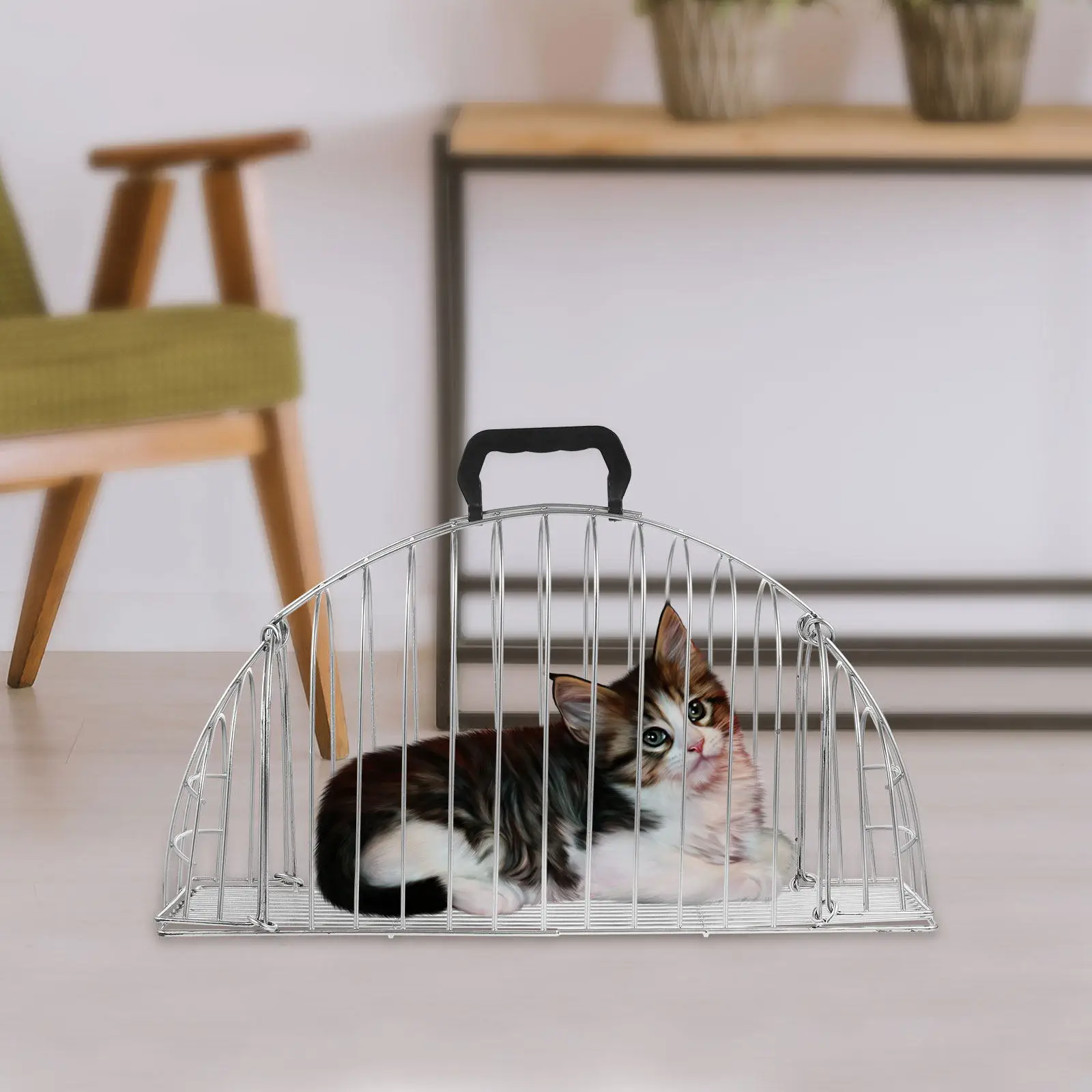 고양이 목욕 케이지 홀더(목욕, 그루밍, 샤워용) 대형 애완동물 브러쉬 도구 액세서리 새끼 고양이용