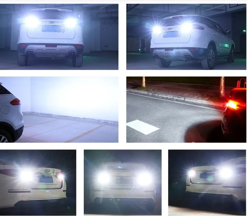 รูปสินค้า หลอดไฟ LED สว่างไสวดี W16W T15 CANbus ประสิทธิภาพสูง สำหรับไฟท้ายและไฟฉุกเฉิน