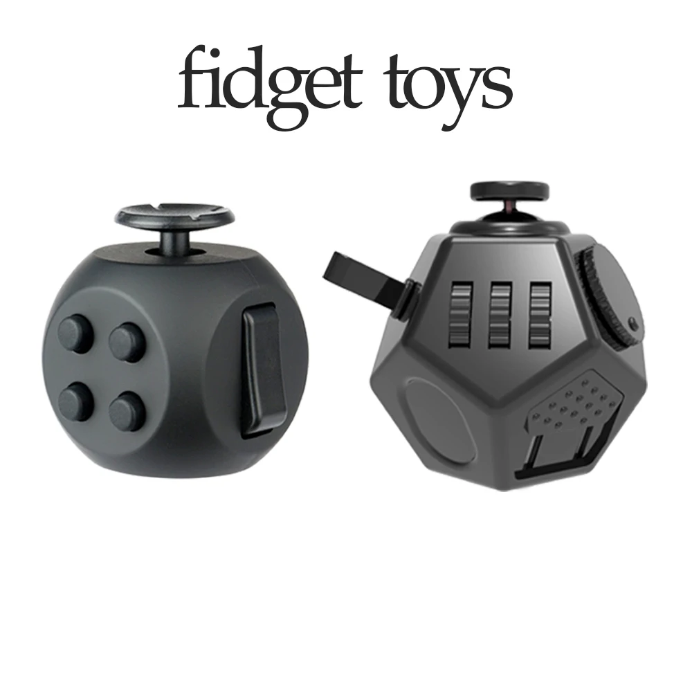 Fidget Toys Adults Antistress Relief Dice Anxiety Attention Focus Toys Plastic Gaming Stress Relief