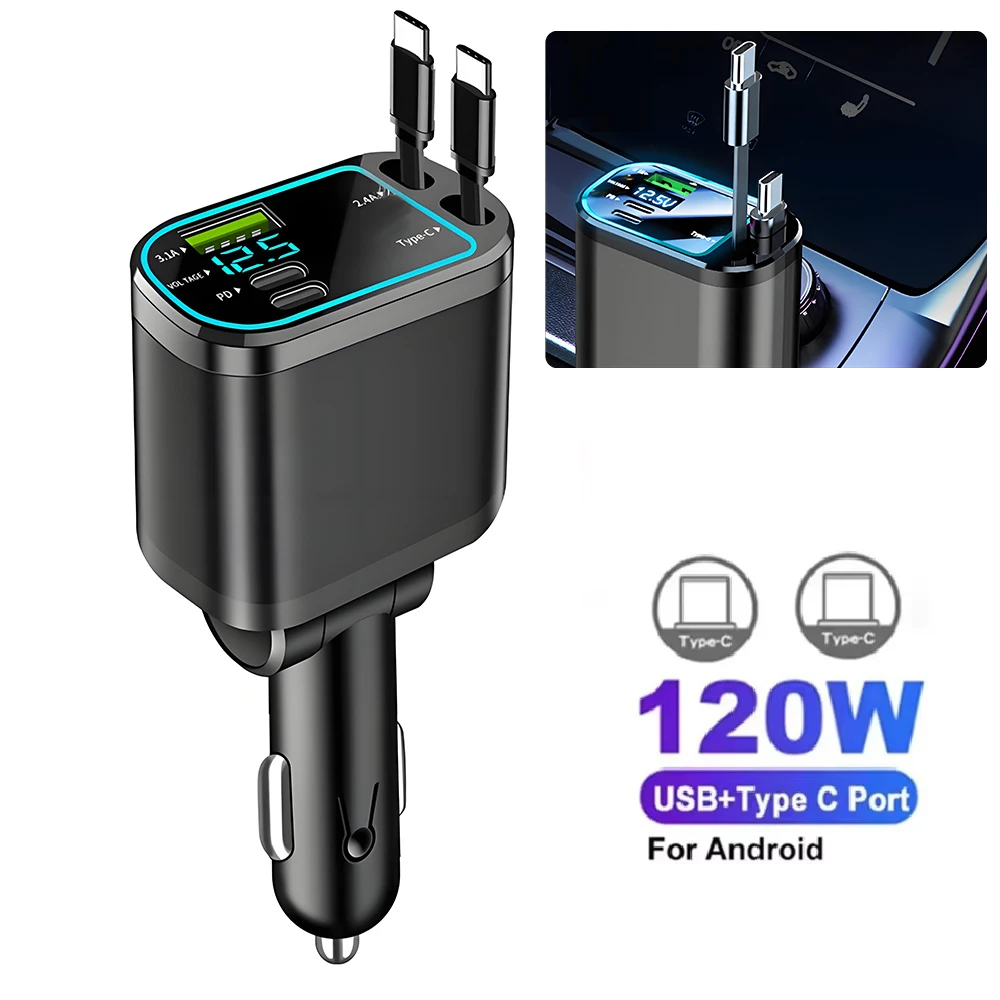 ตัวเลือกสินค้า 5-in-1 ชาร์จเร็ว 66W พร้อมสาย PD30W ชาร์จได้ทุกอุปกรณ์