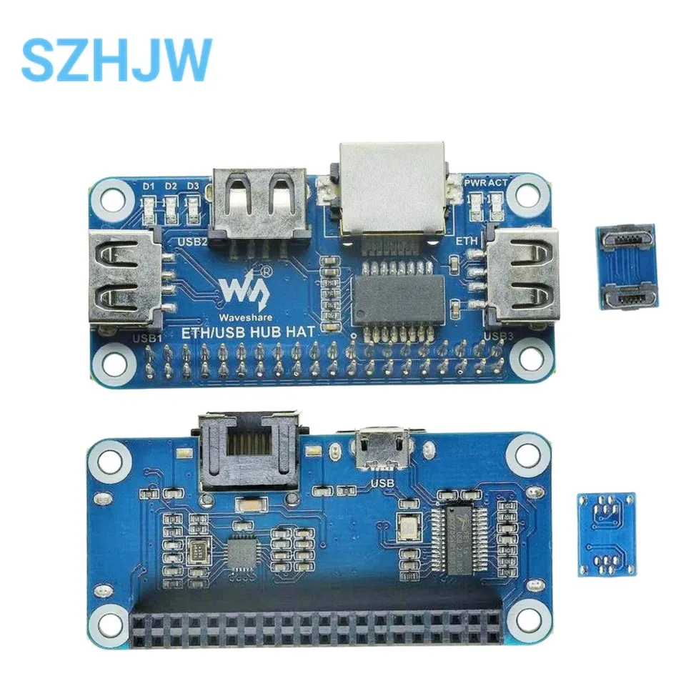 Splitter Hub Usb Per Porta Di Rete Rj45 Da Usb A Ethernet Per Raspberry Pi 3 4B/Zero W